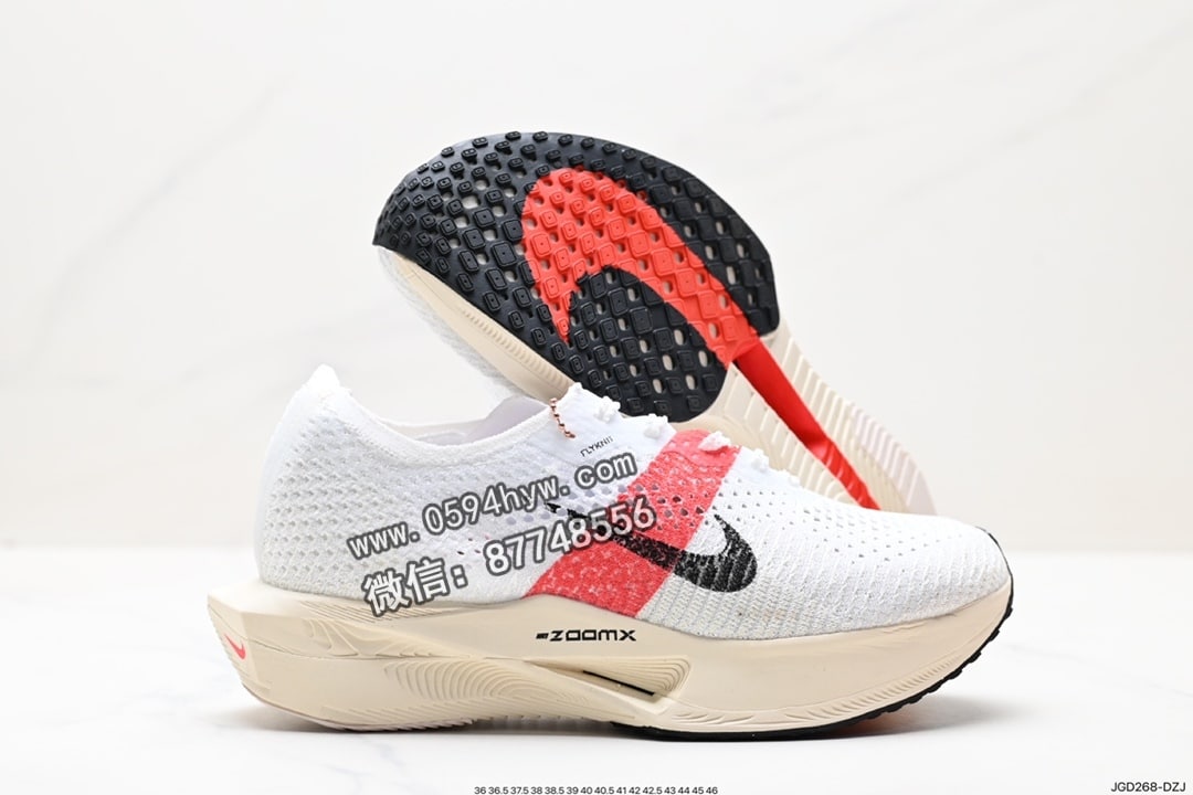 马拉松, 跑鞋, ZoomX Vaporfly, ZoomX, Zoom, Vaporweave, VaporFly, Swoosh, Flyknit, 2023 - ZoomX Vaporfly Next% 马拉松跑鞋 鞋面全新 Vaporweave 科技 非对称鞋带系统 泡棉护垫 Swoosh 点缀 流线型外观设计 货号:FD6556-100 尺码:36-45 ID:JGD268-DZJ