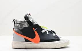 Adidas x Nike Blazer Mid 联名 鞋子 高狂 货号：CZ3589-100 尺码：36-47.5 ID:ZDD553-DZJ