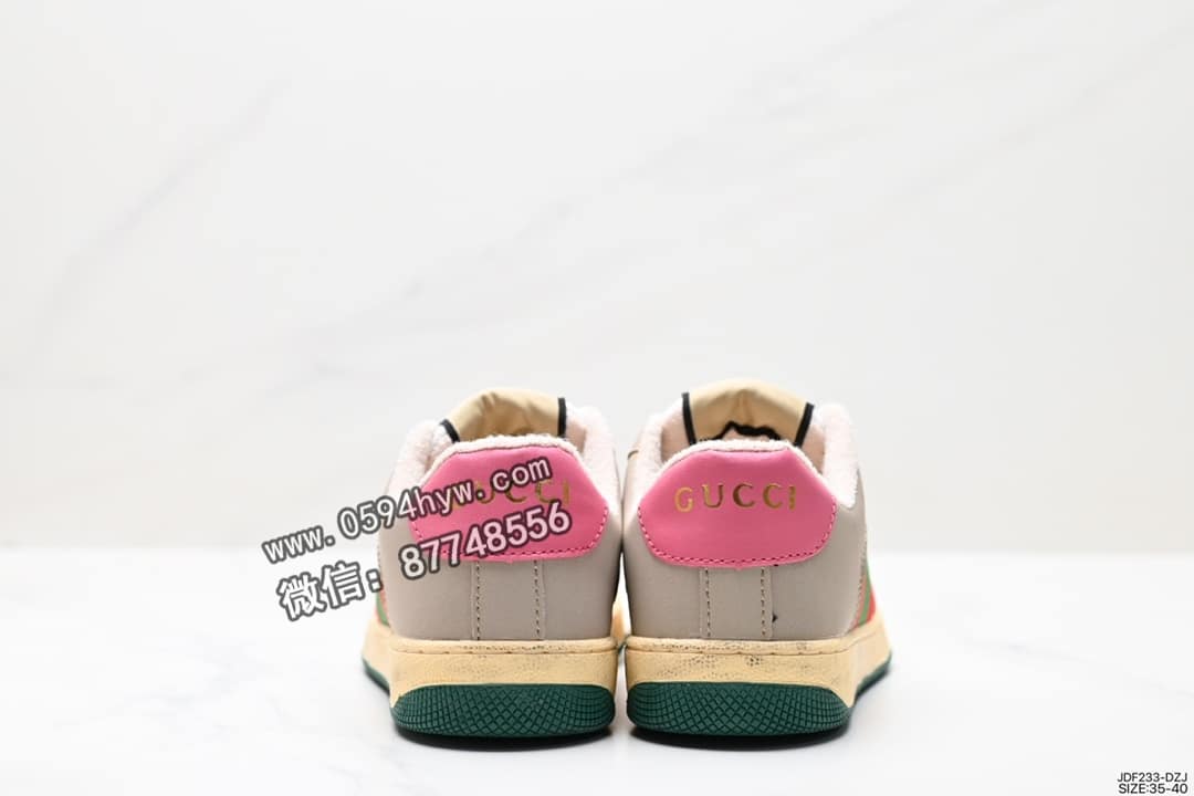 板鞋, 古驰小脏鞋, 古驰, 做旧, Gucci Distressed Screener sneaker, Gucci - 古奇Gucci Distressed Screener sneaker