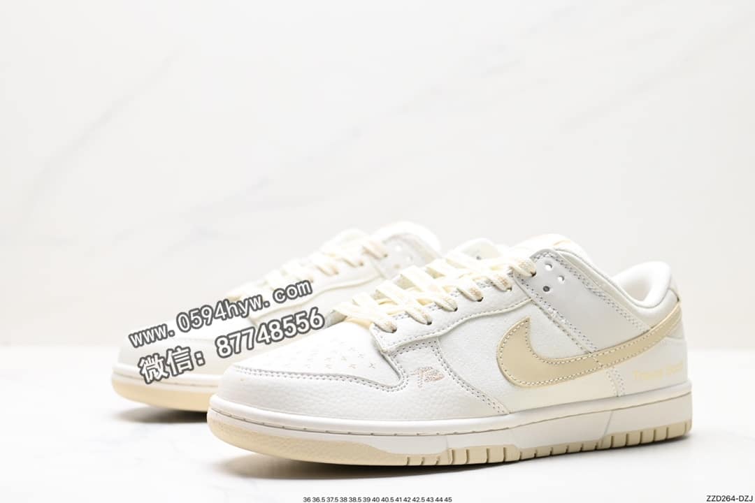 运动板鞋, 耐克, 板鞋, RO, NIKE, Dunk Low, Dunk, 2023 - Nike DuNike Low Retro ”DIY高端定制“ 低帮休闲运动板鞋 货号：DD1491-133