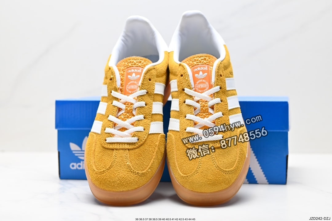 板鞋, 低帮板鞋, 三叶草, Originals, Original, Gazelle Indoor, adidas Originals, Adidas - Adidas Originals Gazelle Indoor 三叶草复古防滑耐磨低帮板鞋 HQ8717 货号:HQ8716