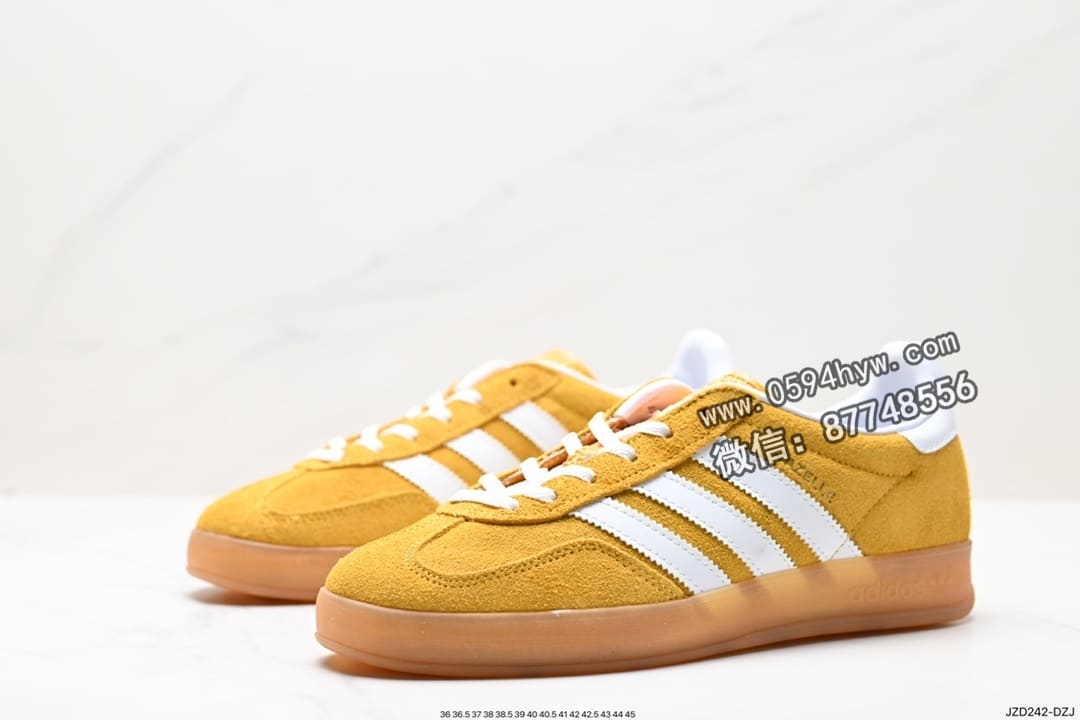 板鞋, 低帮板鞋, 三叶草, Originals, Original, Gazelle Indoor, adidas Originals, Adidas - Adidas Originals Gazelle Indoor 三叶草复古防滑耐磨低帮板鞋 HQ8717 货号:HQ8716