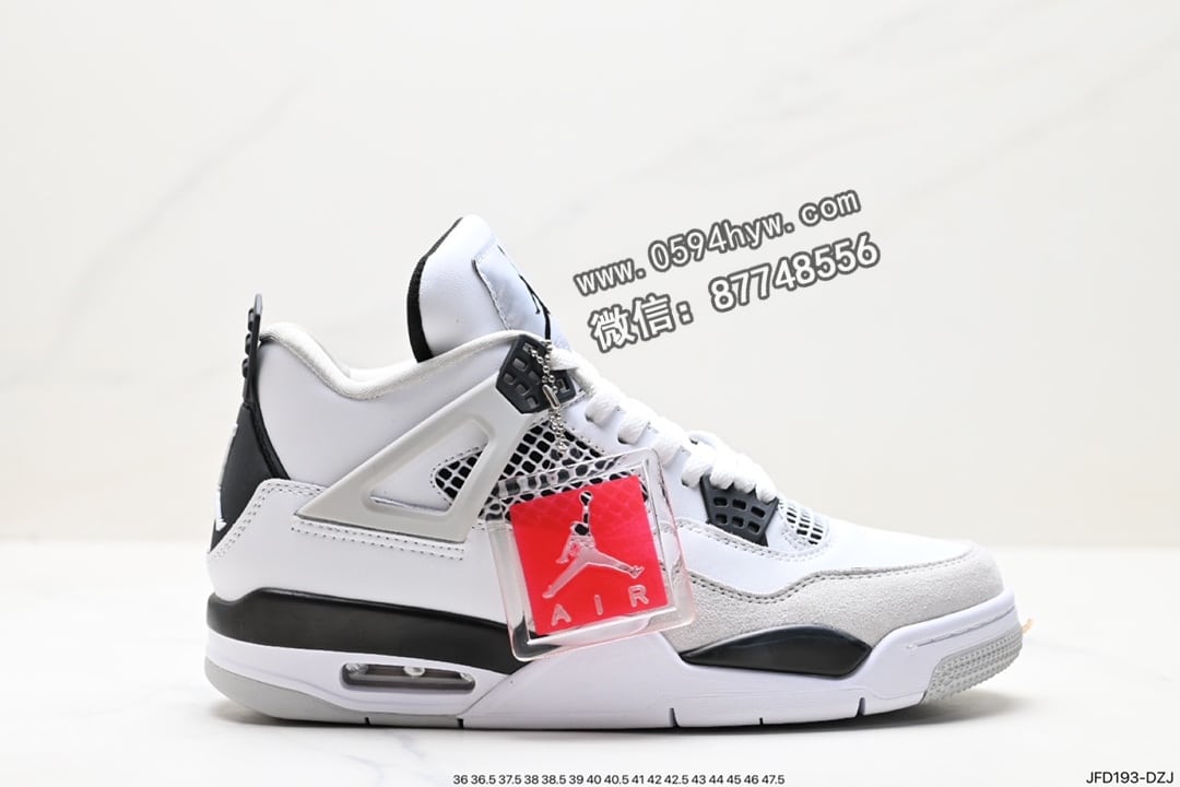 Nike Air Jordan 4 Retro OG Fire Red 中帮篮球鞋 货号: 308497-116