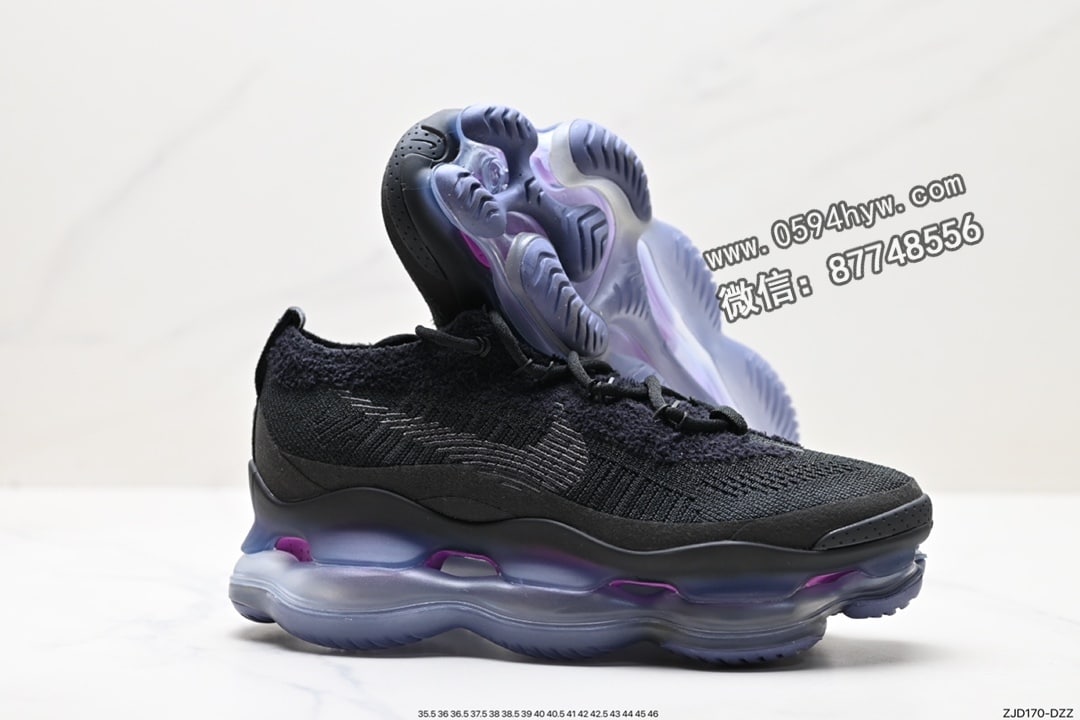 跑鞋, 慢跑鞋, Nike Air Max, Nike Air, NIKE, Flyknit, Black, Air Max - Nike Air Max Scorpion Flyknit 天蝎座系列 前卫增高低帮休闲运动慢跑鞋 Phantom/Black/Light Cream 货号：DJ47021-001