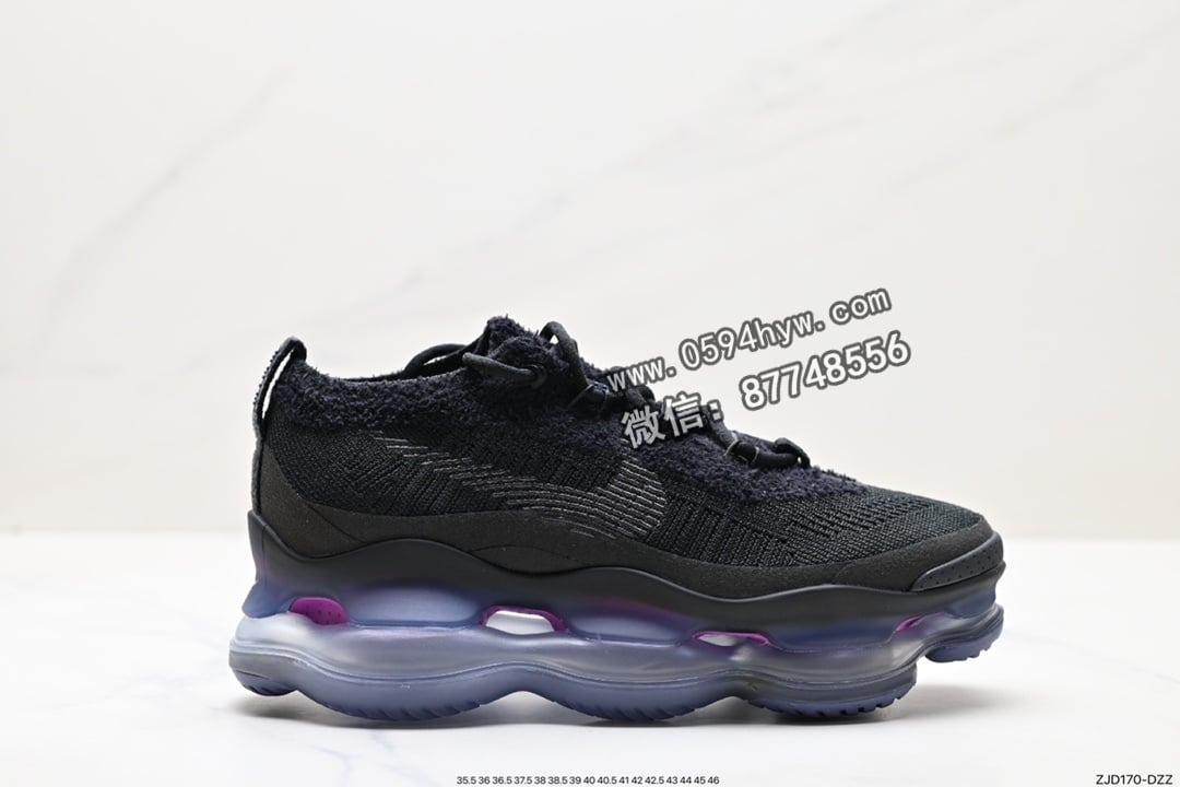 Nike Air Max Scorpion Flyknit 天蝎座系列 前卫增高低帮休闲运动慢跑鞋 Phantom/Black/Light Cream 货号：DJ47021-001