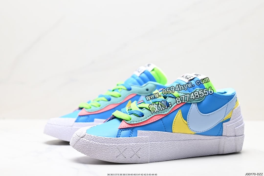 板鞋, 低帮板鞋, Sacai, Nike Blazer Low, Nike Blazer, NIKE, Blazer, AI - SACAI Nike Blazer Low 低帮板鞋 货号：DM7901-100