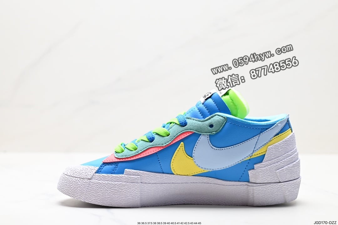 板鞋, 低帮板鞋, Sacai, Nike Blazer Low, Nike Blazer, NIKE, Blazer, AI - SACAI Nike Blazer Low 低帮板鞋 货号：DM7901-100