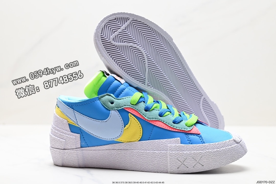 板鞋, 低帮板鞋, Sacai, Nike Blazer Low, Nike Blazer, NIKE, Blazer, AI - SACAI Nike Blazer Low 低帮板鞋 货号：DM7901-100