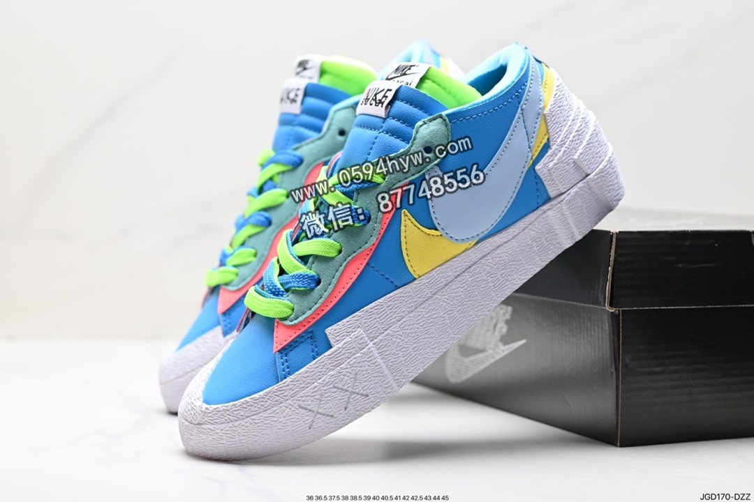 板鞋, 低帮板鞋, Sacai, Nike Blazer Low, Nike Blazer, NIKE, Blazer, AI - SACAI Nike Blazer Low 低帮板鞋 货号：DM7901-100