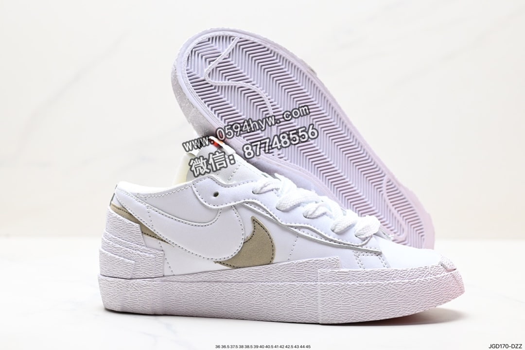 板鞋, 开拓者, 低帮板鞋, Sacai, Nike Blazer Low, Nike Blazer, NIKE, Blazer - SACAI Nike Blazer Low 重叠设计前卫开拓者低帮板鞋 货号：DM7901-100