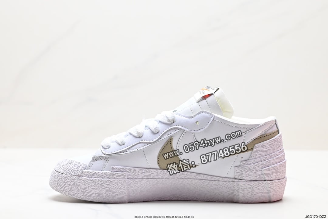 板鞋, 开拓者, 低帮板鞋, Sacai, Nike Blazer Low, Nike Blazer, NIKE, Blazer - SACAI Nike Blazer Low 重叠设计前卫开拓者低帮板鞋 货号：DM7901-100