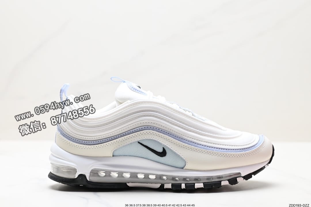 NIKE Air Max 97 子弹系列 鞋子类型 运动鞋 鞋帮高度 低帮 颜色 未提及 货号 DH8016-100