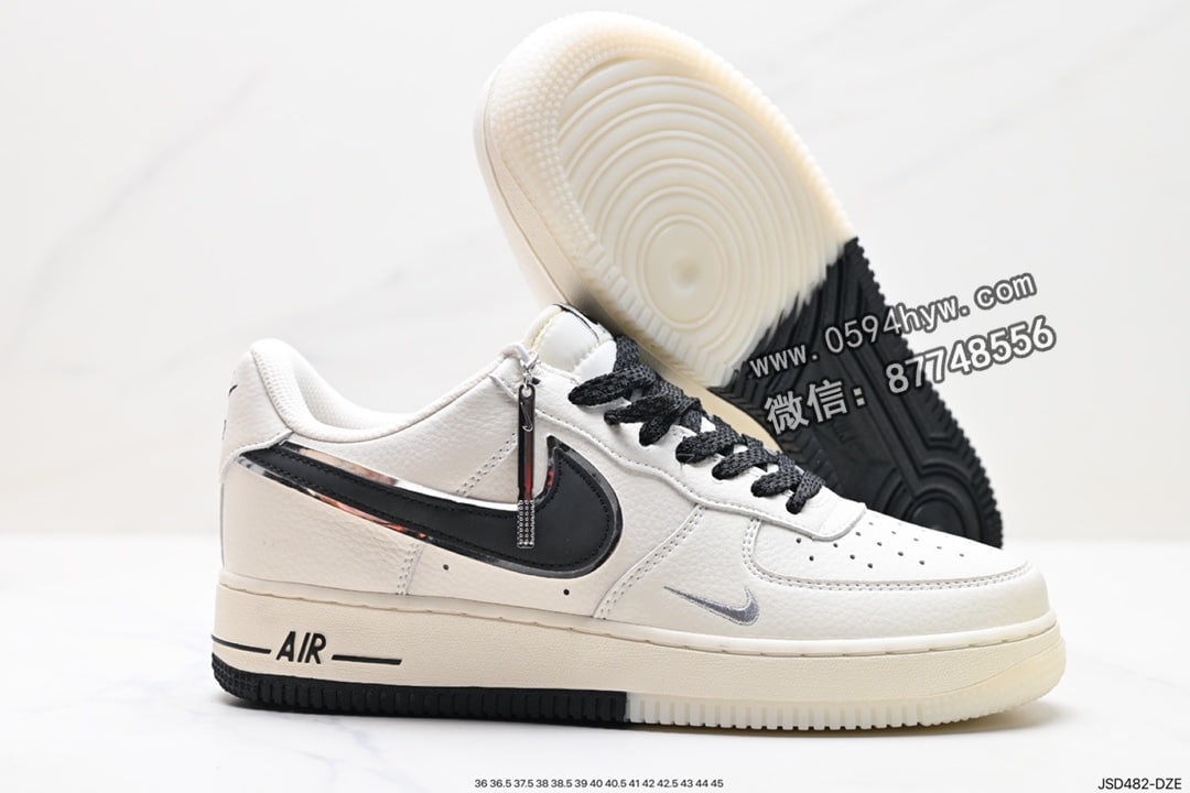 空军一号, LV8, FORCE 1, Air Force 1, AI - Air Force 1 ‘07 LV8 空军一号 鞋子 空军一号 采用了整体外观的工具灰色 外观使用纹理显示 冷色调填满整个鞋子结构 除了白色logo 鞋跟和鞋底 灰黑也填充了鞋子的其余部分
货号 JJ0253-001