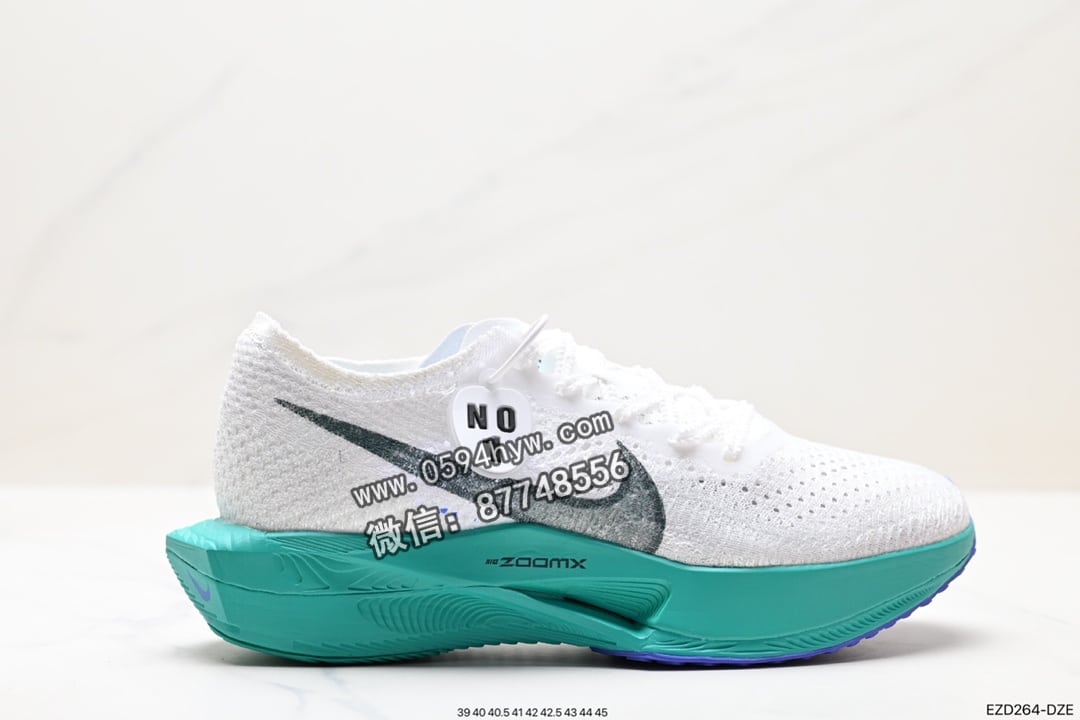 ZoomX Vaporfly Next% 3 马拉松跑鞋 鞋面全新 Vaporweave 科技 非对称的鞋带系统 泡棉护垫 超大的 Swoosh 点缀 流线型外观设计
货号: DV4129-102
尺码: 39-45
ID: EZD264-DZE