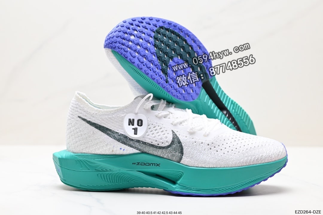 马拉松, 跑鞋, ZoomX Vaporfly, ZoomX, Zoom, VaporFly, Swoosh, Flyknit - ZoomX Vaporfly Next% 3 马拉松跑鞋 货号: DV4129-102