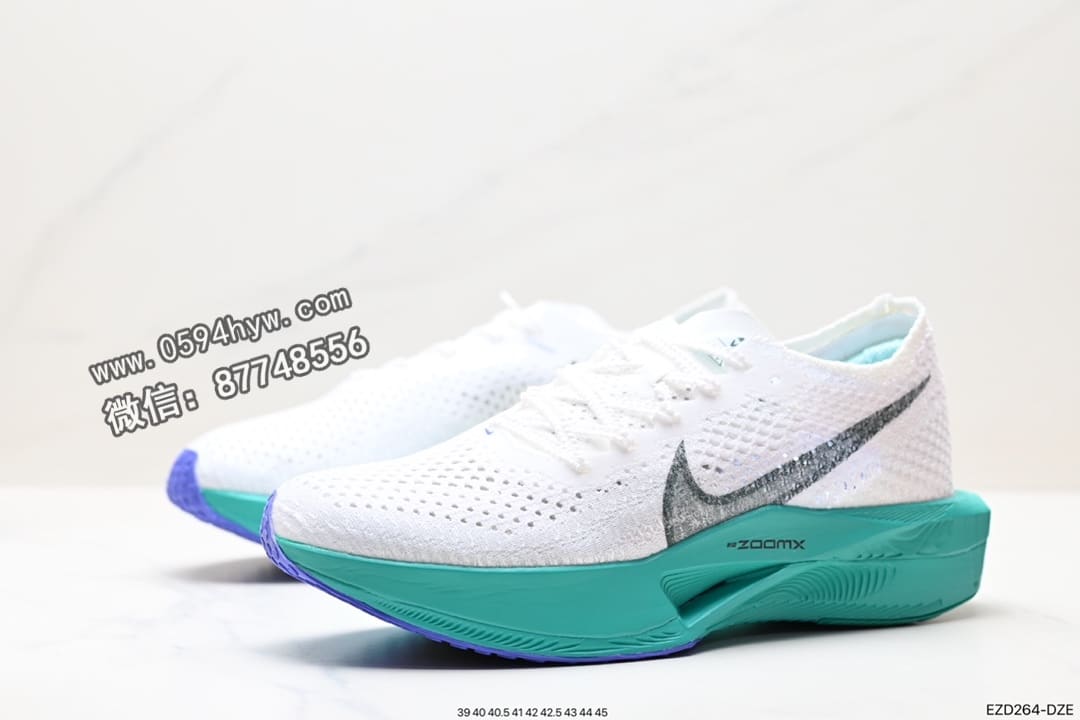 马拉松, 跑鞋, ZoomX Vaporfly, ZoomX, Zoom, VaporFly, Swoosh, Flyknit - ZoomX Vaporfly Next% 3 马拉松跑鞋 货号: DV4129-102