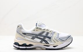 Asics Gel-Kayano 14 银灰绿 版本 专业跑鞋 货号: 1202A056-109