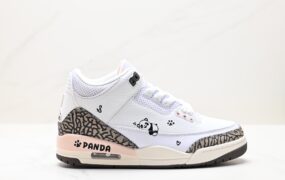 Air Jordan 3 Retro ”Hide and Sneak“ 系列 高帮篮球鞋 白灰棕 货号：CK9246-102