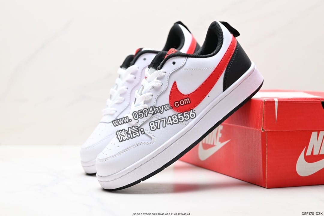 耐克, 板鞋, 休闲板鞋, Swoosh, RO, NIKE, F1, Court Borough Low, 2023, 07 - 耐克 Nike Court Borough Low 2 货号: BQ5448-113