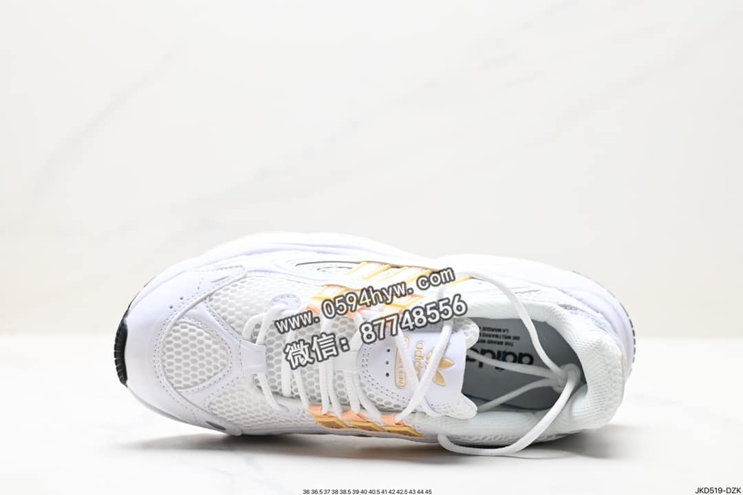 阿迪达斯, 阿迪, 运动鞋, 运动跑鞋, 跑鞋, Adidas - Adidas OZMILLEN 阿迪达斯复古黑银拼色男女低帮缓震运动跑鞋 货号: ID8345