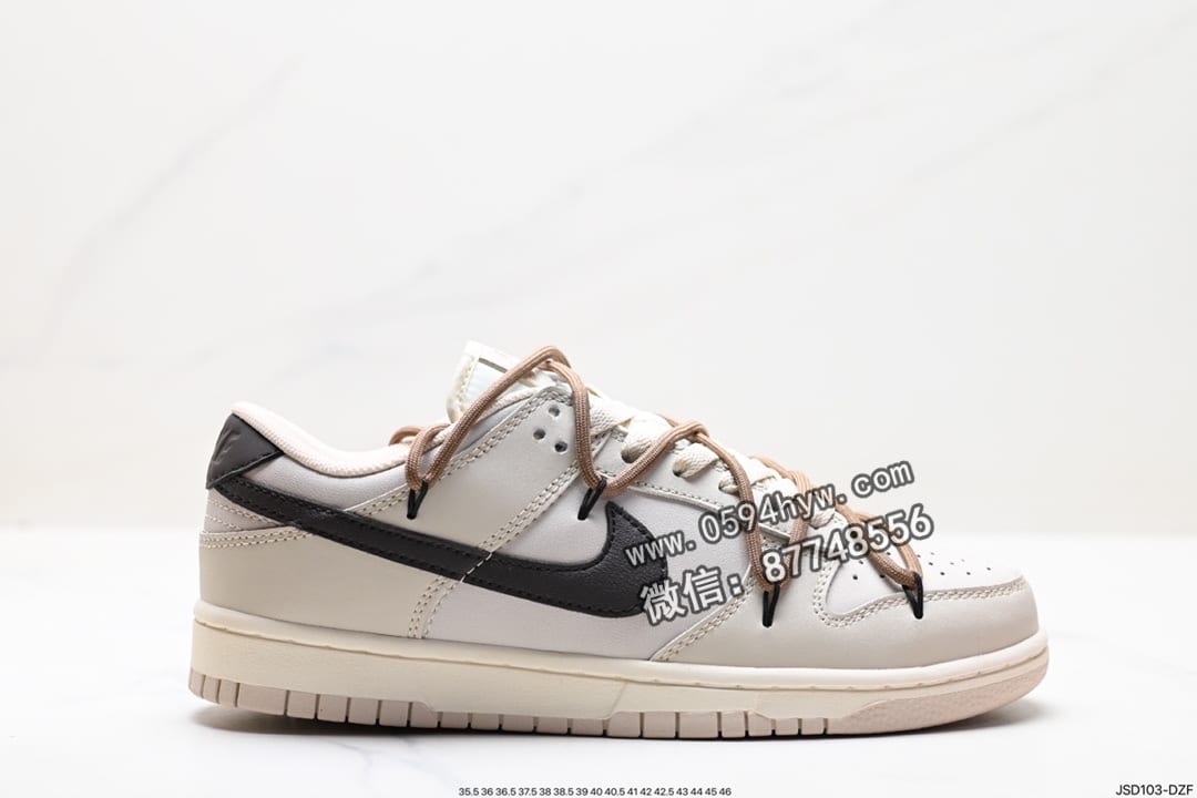 Nike SB DuNike Low 出品 鞋带 解构 纯原品质 货号：DX5930-001 尺码：36-46 ID:JSD103-DZF