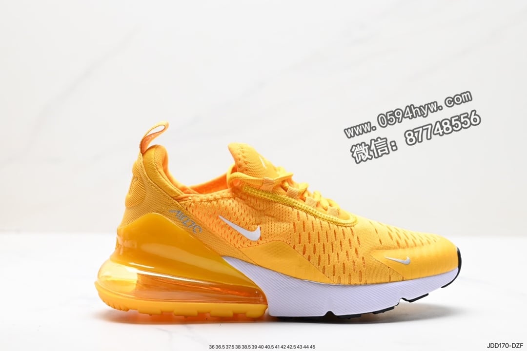 耐克 Nike Air Max 270 混合科技后掌半气垫慢跑鞋 货号 AH6789-701