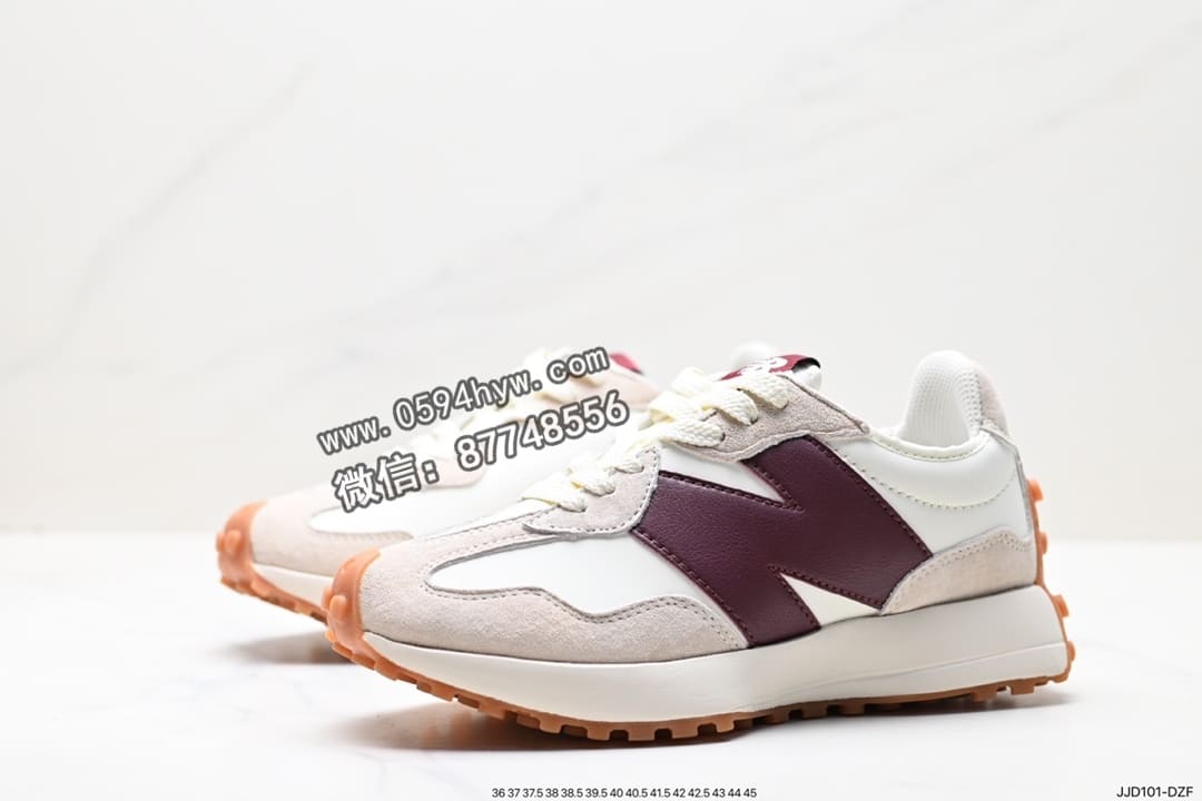 运动鞋, 跑鞋, 慢跑鞋, 休闲运动鞋, New Balance, MS327, EVA, 85, 2023 - New Balance MS327 系列 低帮复古休闲运动慢跑鞋 微软奶油色 货号：WS327FB