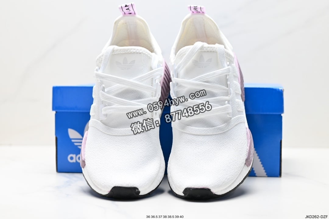 阿迪达斯, 阿迪, 运动鞋, 运动跑鞋, 跑鞋, 爆米花, NMD_R1, Boost, adidas NMD, Adidas, 2023 - Adidas NMD_R1 V2 Boost 针织网面休闲运动跑鞋 BD8024