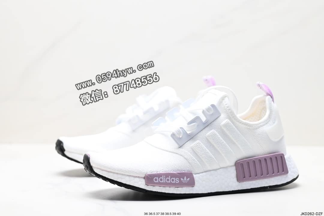 阿迪达斯, 阿迪, 运动鞋, 运动跑鞋, 跑鞋, 爆米花, NMD_R1, Boost, adidas NMD, Adidas, 2023 - Adidas NMD_R1 V2 Boost 针织网面休闲运动跑鞋 BD8024