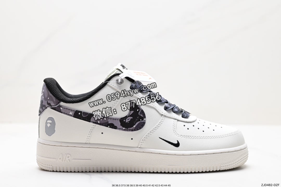 Nike Air Force 1 Low 07 原楦头原纸板 鞋子类型：低帮空军版型 颜色：不详 货号：PF9055-761