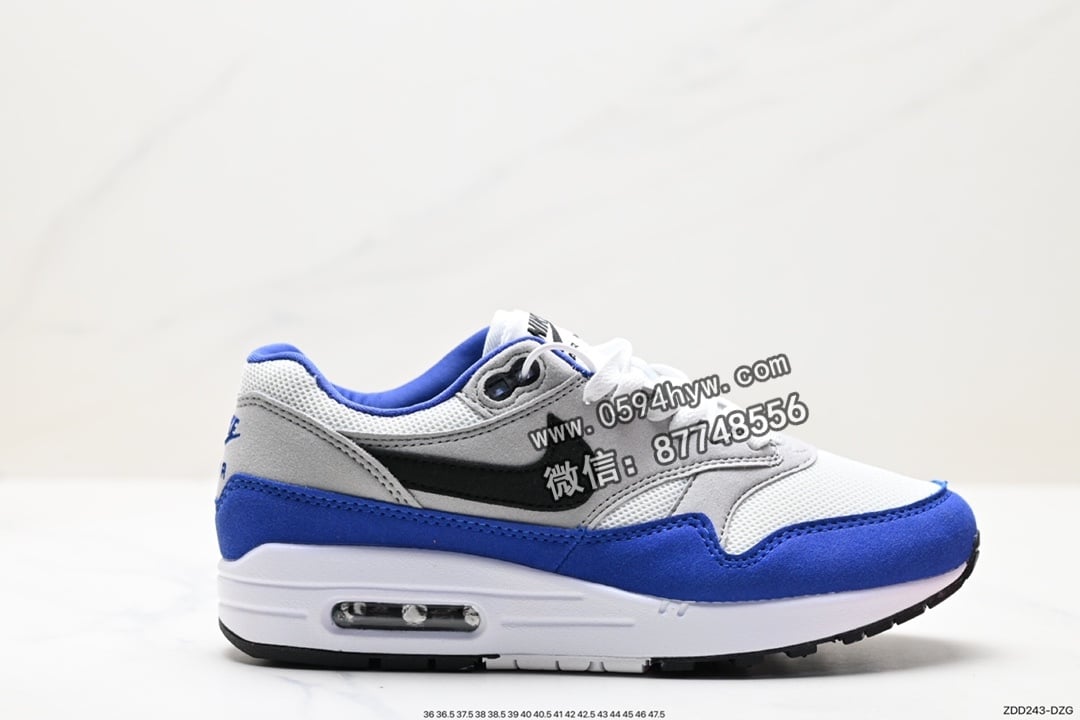 Nike Air Max 1 初代复古气垫百搭休闲运动慢跑鞋 鞋子类型：休闲运动慢跑鞋 货号：FD9082-100