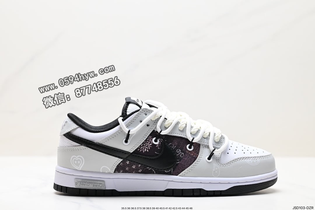 Nike SB DuNike Low 黑红泼墨 反转三勾
货号: DJ6188-002