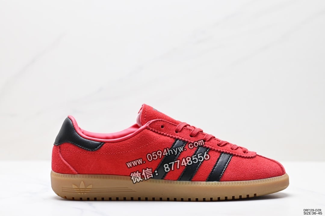 Adidas Originals Bermuda 低帮板鞋  绒面麂皮 防滑耐磨 轻便 灰色 货号：B41472 尺码：36-45 ID:DRF129-DZR