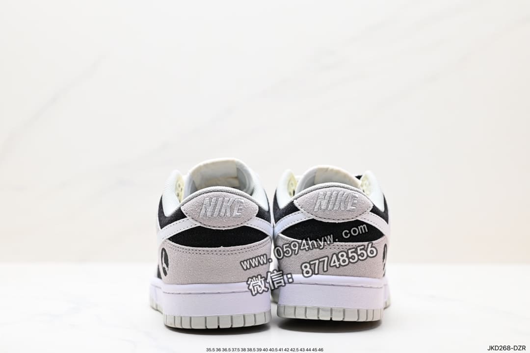 Swoosh, Nike Dunk Low, Nike Dunk, NIKE, Dunk Low, Dunk, 85 - Nike DuNike Low SE “85” 绒面革材质 灰白色 红色 DD8338-001