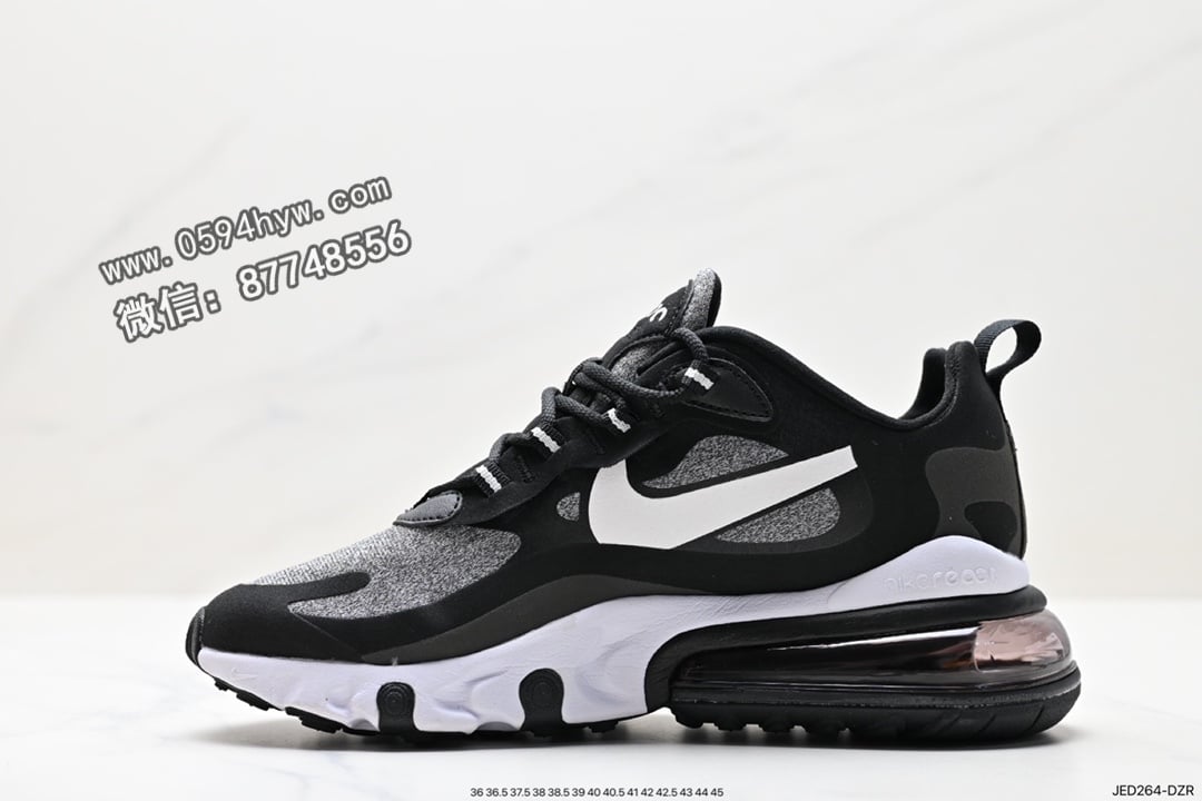 运动鞋, React, Nike Air Max, Nike Air, NIKE, Max 270, Air Max 270 React, Air Max - 耐克 Nike Air Max 270 React QP White/Light Blue 270瑞亚赛车系列气垫运动鞋 货号：AO4971-001