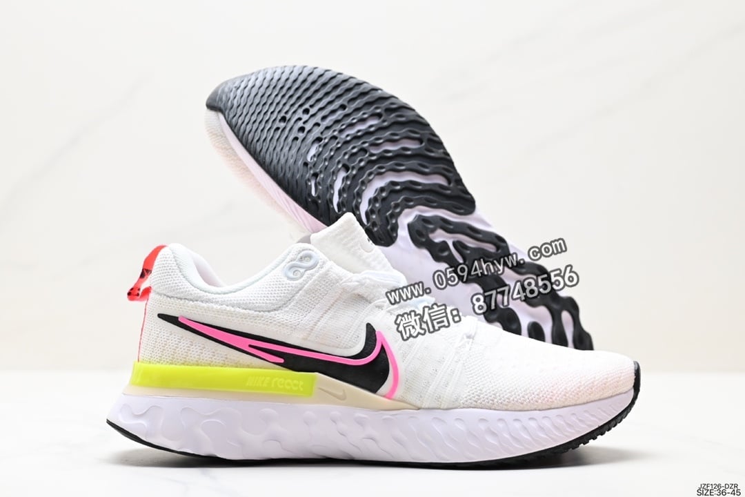 运动鞋, 跑步鞋, React中底, React, Nike React, NIKE - NIKE REACT INFINITY RUN FK 运动鞋 透气跑步鞋 CT2357-102