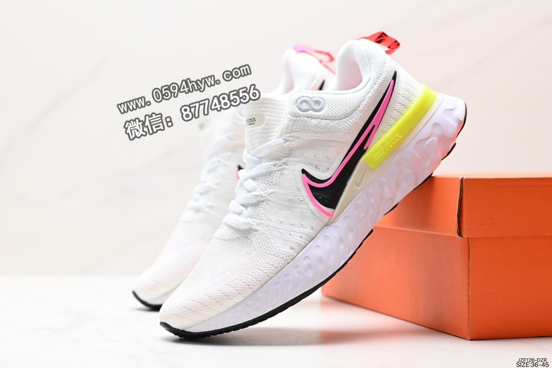 运动鞋, 跑步鞋, React中底, React, Nike React, NIKE - NIKE REACT INFINITY RUN FK 运动鞋 透气跑步鞋 CT2357-102