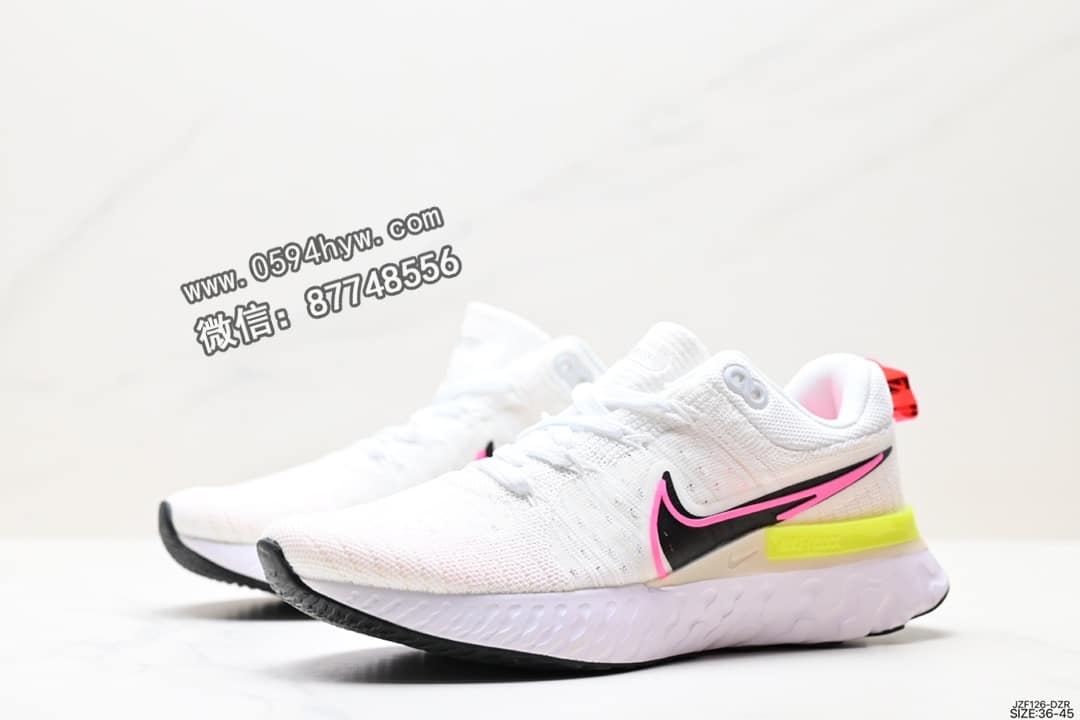 运动鞋, 跑步鞋, React中底, React, Nike React, NIKE - NIKE REACT INFINITY RUN FK 运动鞋 透气跑步鞋 CT2357-102