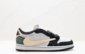 fragment design x Travis Scott x Nike Air Jordan 1 Low OG SP”Black/Green Toe“