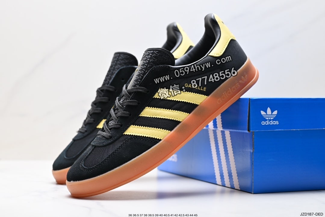 板鞋, 低帮板鞋, 三叶草, Originals, Original, Gazelle Indoor, adidas Originals, Adidas - Adidas Originals Gazelle INdoor 三叶草 休闲 防滑耐磨 低帮板鞋 官方货号: IG4999