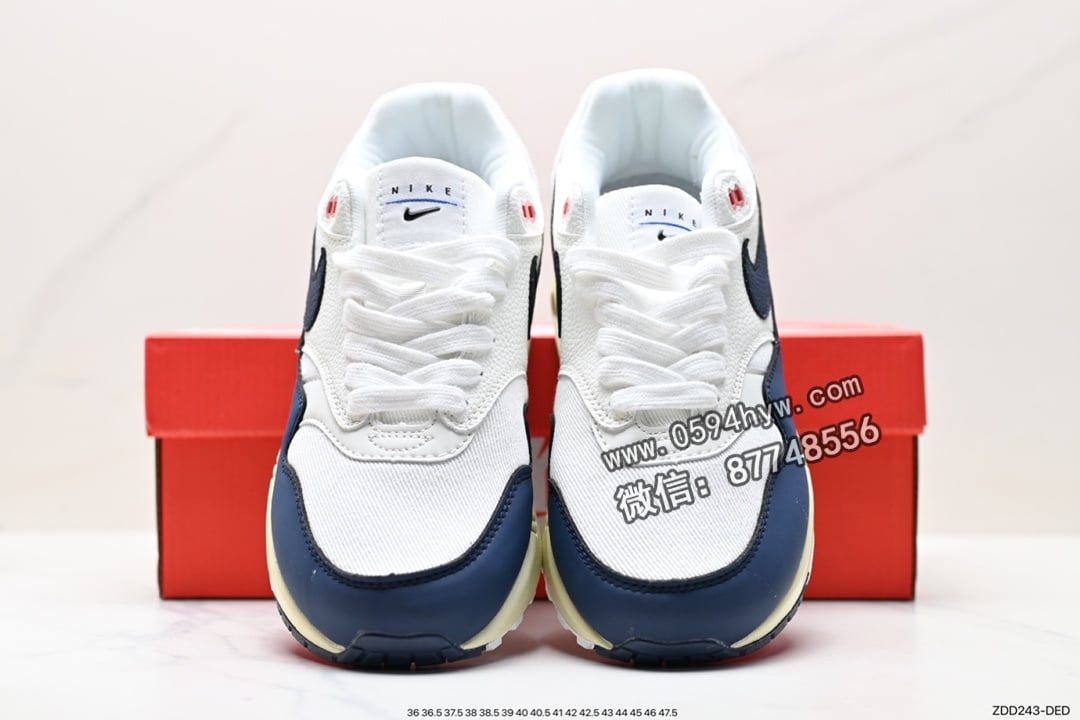 跑鞋, 慢跑鞋, Nike Air Max 1, Nike Air Max, Nike Air, NIKE, Air Max 1, Air Max - Nike Air Max 1 初代复古气垫百搭休闲运动慢跑鞋 鞋帮高度：低帮 货号：FD2370-110 尺码：36 36.5 37.5 38 38.5 39 40 40.5 41 42 42.5 43 44 45 46 47.5 ID:ZDD243-DED