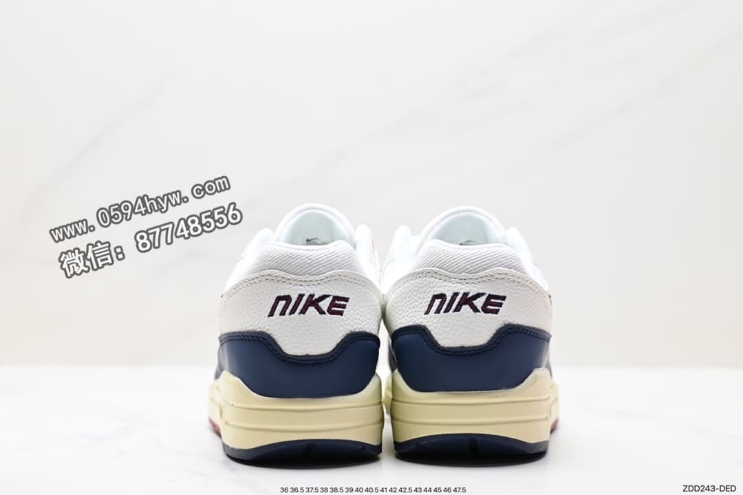 跑鞋, 慢跑鞋, Nike Air Max 1, Nike Air Max, Nike Air, NIKE, Air Max 1, Air Max - Nike Air Max 1 初代复古气垫百搭休闲运动慢跑鞋 鞋帮高度：低帮 货号：FD2370-110 尺码：36 36.5 37.5 38 38.5 39 40 40.5 41 42 42.5 43 44 45 46 47.5 ID:ZDD243-DED