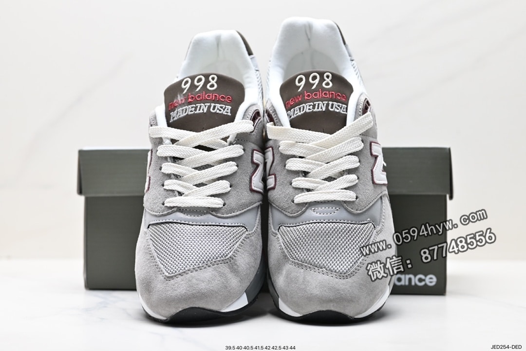 跑鞋, 美产, 新百伦, 慢跑鞋, New Balance - New Balance 新百伦 M998ENE 高端美产系列 复古休闲慢跑鞋 货号：M998GNR ID:JED254-DED