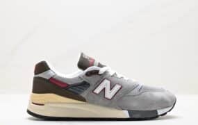 New Balance 新百伦 M998ENE 高端美产系列 复古休闲慢跑鞋 货号：M998GNR ID:JED254-DED