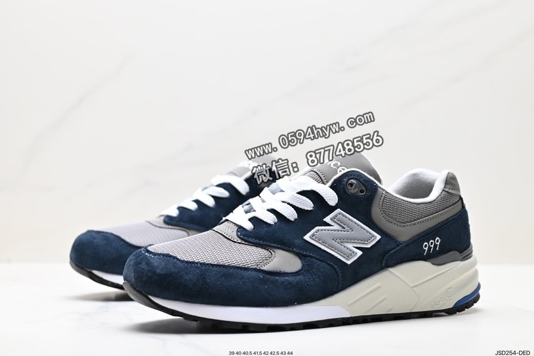 跑鞋, 慢跑鞋, New Balance NB999, New Balance, NB, ABZORB - New Balance NB999 经典休闲慢跑鞋 ML999GR #MD+ABZORB技术 防穿刺中足缓震 配色 ML999NV