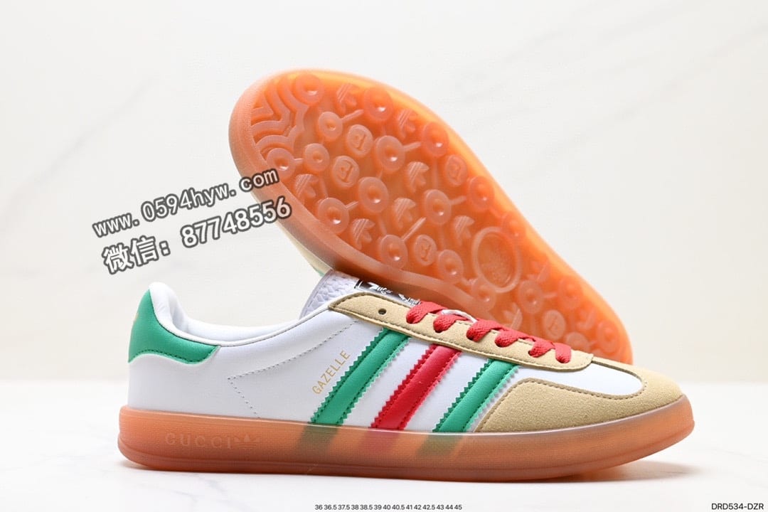 联名, 板鞋, 休闲板鞋, Originals, Original, Gucci, Gazelle, Adidas - Adidasidas originals x Gucci Gazelle 联名经典休闲板鞋