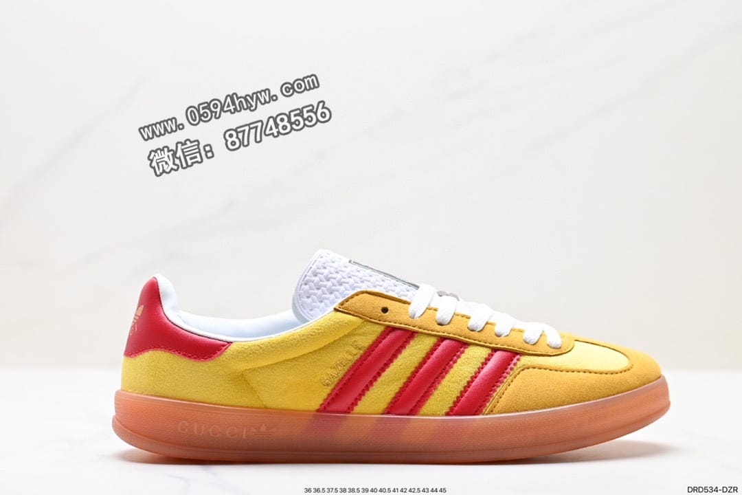 Adidas Gucci Gazelle 联名板鞋
德训鞋休闲鞋
尺码:36-45
ID:DRD534-DED