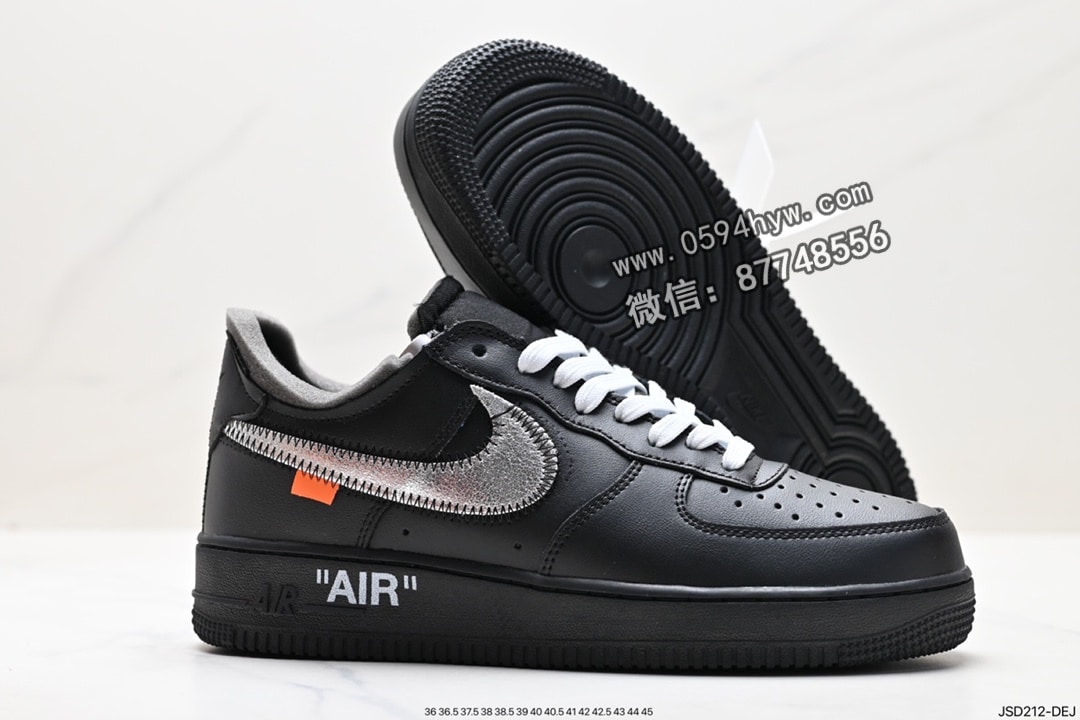 空军一号, 板鞋, OFF-WHITE x, Off-White, Nike Air Force 1, Nike Air, NIKE, Air Force 1 - OFF-White x Nike Air Force 1 OW联名空军一号低帮运动板鞋 灰色 货号：AV5210 001