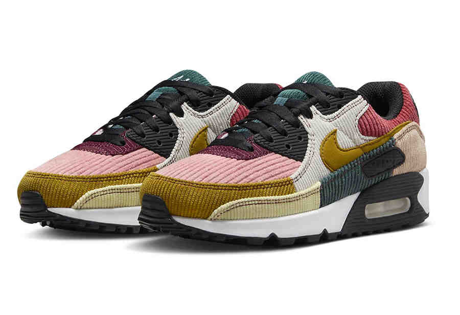 独家发布！全新的Air Max 90 “灯芯绒”设计官方图片首次亮相，质感与颜值完美结合！