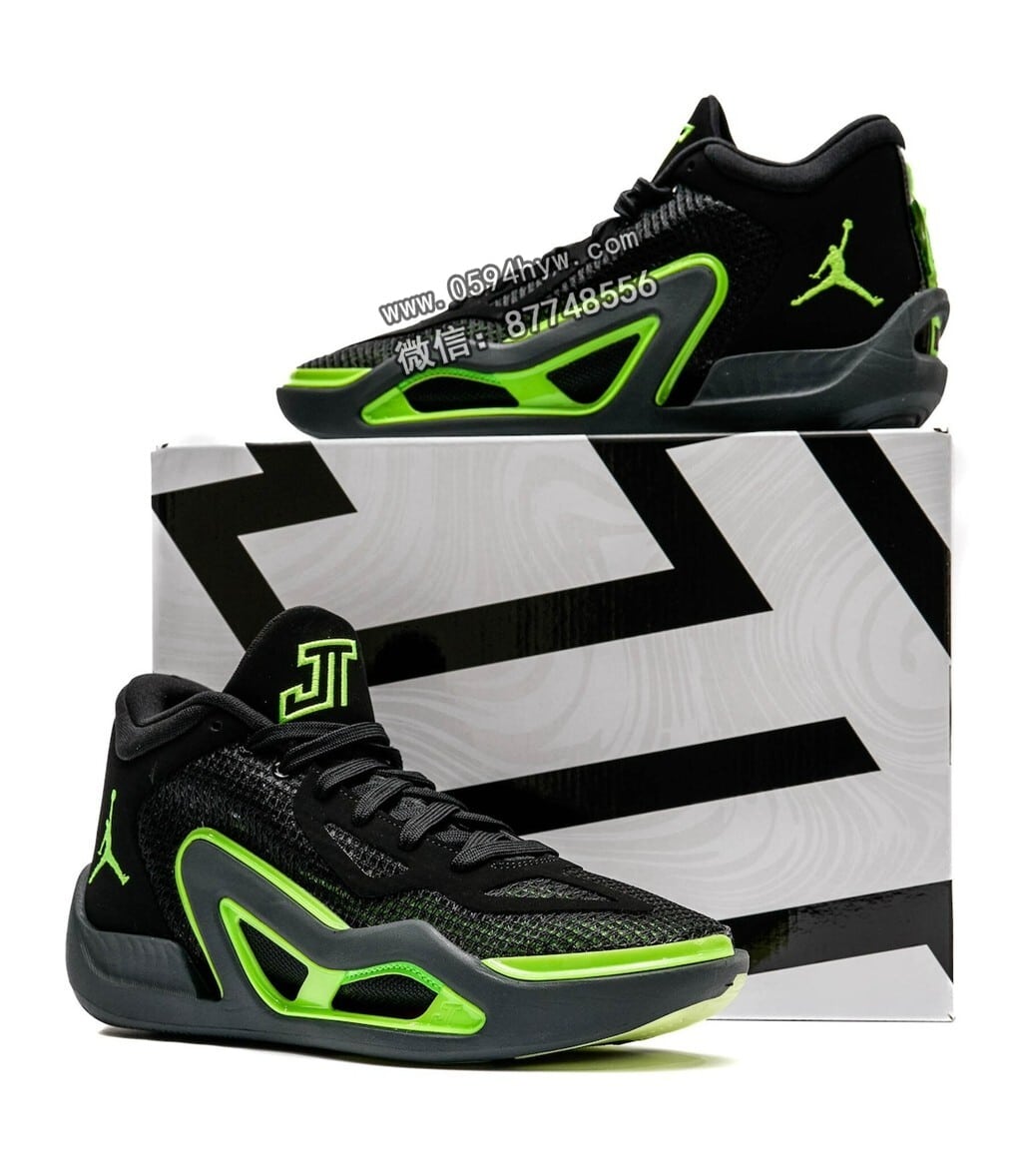 Tatum 1, Jordan Brand, Jordan, DZ3324-003, Air Jordan 2, Air Jordan - 独一无二的黑绿外观！全新Tatum 1配色正式亮相！